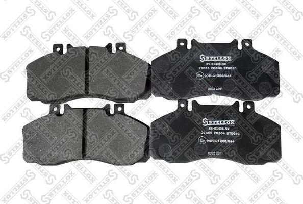 Stellox 85-01436-SX - Kit de plaquettes de frein, frein à disque cwaw.fr