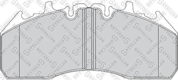 Stellox 85-01432-SX - Kit de plaquettes de frein, frein à disque cwaw.fr