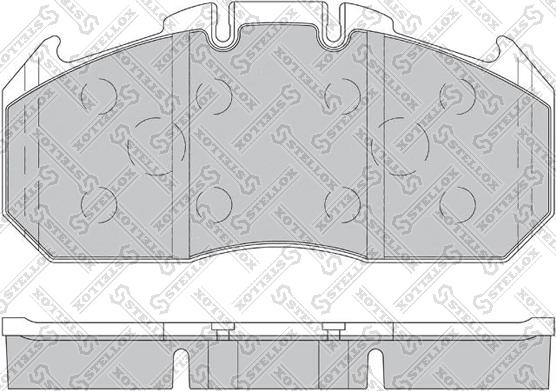 Stellox 85-01425-SX - Kit de plaquettes de frein, frein à disque cwaw.fr