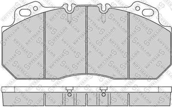 Stellox 85-21417-SX - Kit de plaquettes de frein, frein à disque cwaw.fr