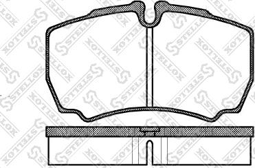 Stellox 860 000L-SX - Kit de plaquettes de frein, frein à disque cwaw.fr