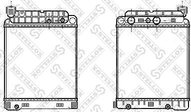 Stellox 81-03351-SX - Radiateur, refroidissement du moteur cwaw.fr