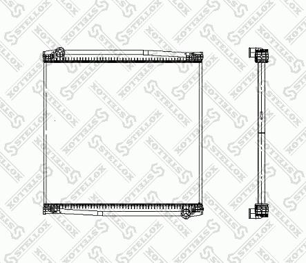 Stellox 81-03314-SX - Radiateur, refroidissement du moteur cwaw.fr