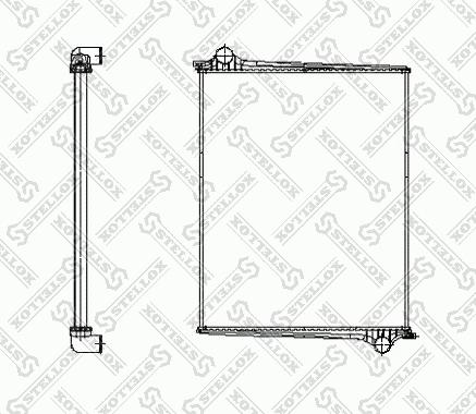 Stellox 81-03326-SX - Radiateur, refroidissement du moteur cwaw.fr