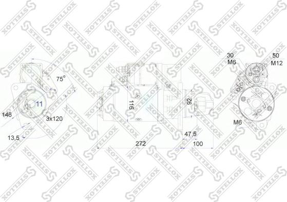 Stellox 88-02030-SX - Démarreur cwaw.fr