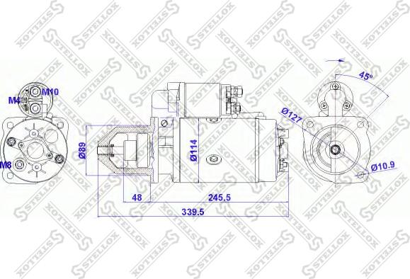 Stellox 88-02027-SX - Démarreur cwaw.fr