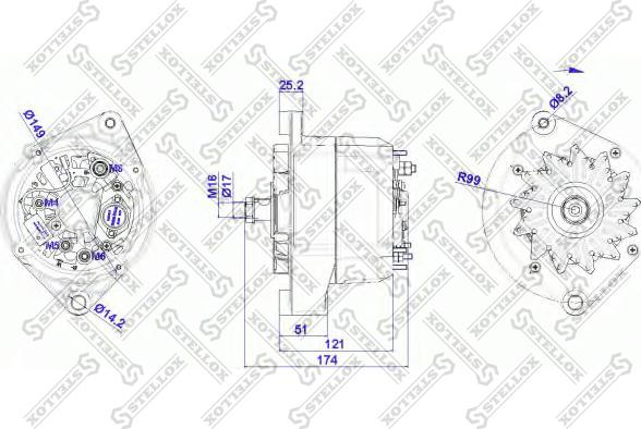 Stellox 88-02320-SX - Alternateur cwaw.fr