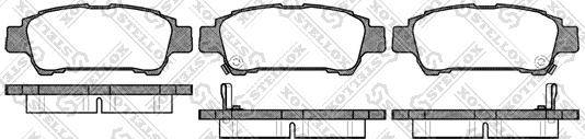 Stellox 831 002-SX - Kit de plaquettes de frein, frein à disque cwaw.fr