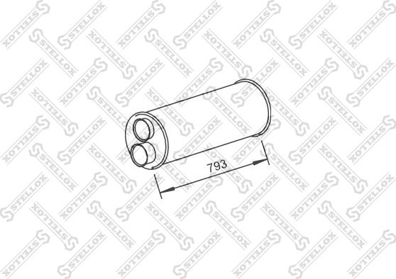 Stellox 82-03097-SX - Pot de détente / silencieux arrière cwaw.fr