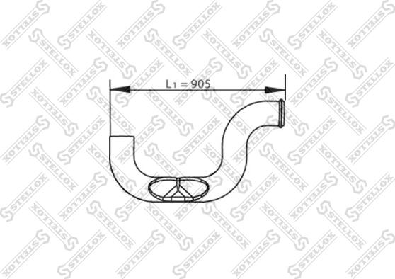 Stellox 82-03770-SX - Tuyau d'échappement cwaw.fr