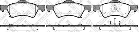 Stellox 821 002B-SX - Kit de plaquettes de frein, frein à disque cwaw.fr