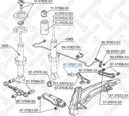 Stellox 87-37007-SX - Suspension, bras de liaison cwaw.fr