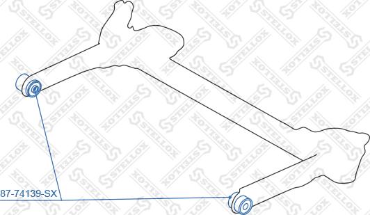 Stellox 87-74139-SX - Suspension, bras de liaison cwaw.fr