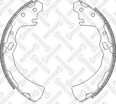 Stellox 395 100-SX - Jeu de mâchoires de frein cwaw.fr