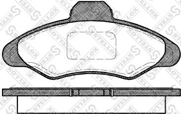 Stellox 342 000-SX - Kit de plaquettes de frein, frein à disque cwaw.fr