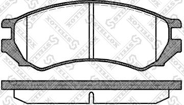 Stellox 355 000-SX - Kit de plaquettes de frein, frein à disque cwaw.fr