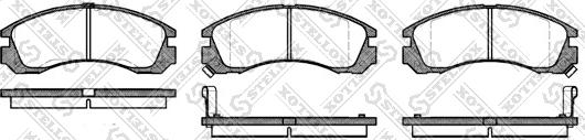 Stellox 365 002-SX - Kit de plaquettes de frein, frein à disque cwaw.fr