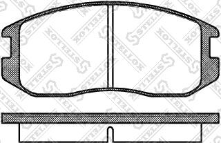 Stellox 368 000-SX - Kit de plaquettes de frein, frein à disque cwaw.fr