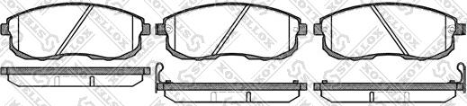 Stellox 304 012-SX - Kit de plaquettes de frein, frein à disque cwaw.fr