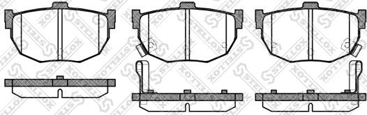 Stellox 305 032-SX - Kit de plaquettes de frein, frein à disque cwaw.fr