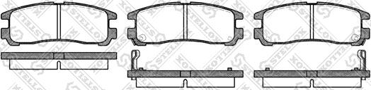 Stellox 302 002-SX - Kit de plaquettes de frein, frein à disque cwaw.fr