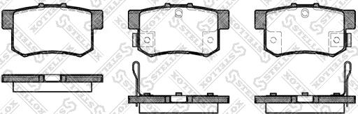 Stellox 336 052-SX - Kit de plaquettes de frein, frein à disque cwaw.fr