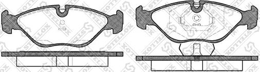 Stellox 330 000-SX - Kit de plaquettes de frein, frein à disque cwaw.fr