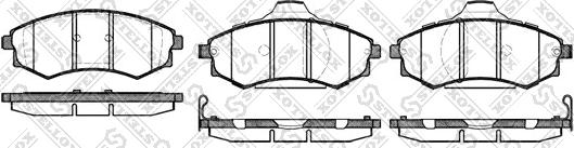 Stellox 329 092-SX - Kit de plaquettes de frein, frein à disque cwaw.fr