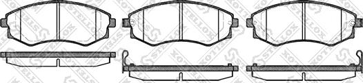 Stellox 329 012B-SX - Kit de plaquettes de frein, frein à disque cwaw.fr