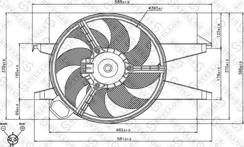 Stellox 29-99403-SX - Ventilateur, refroidissement du moteur cwaw.fr