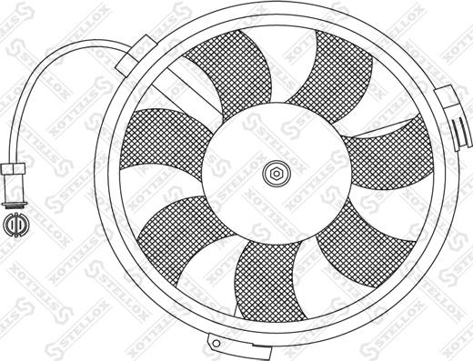 Stellox 29-99013-SX - Ventilateur, refroidissement du moteur cwaw.fr