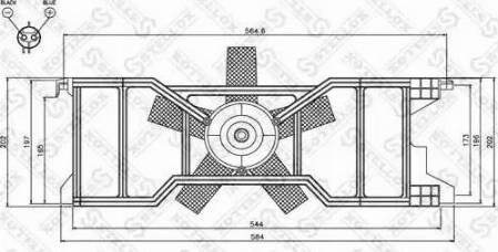 Stellox 29-99317-sx - Ventilateur, refroidissement du moteur cwaw.fr