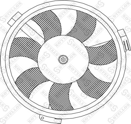 Stellox 29-99334-SX - Ventilateur, refroidissement du moteur cwaw.fr