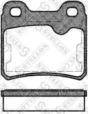 Stellox 293 010-SX - Kit de plaquettes de frein, frein à disque cwaw.fr