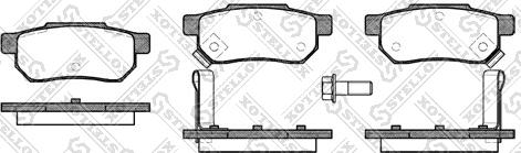 Stellox 244 002-SX - Kit de plaquettes de frein, frein à disque cwaw.fr