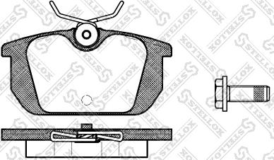 Stellox 242 000-SX - Kit de plaquettes de frein, frein à disque cwaw.fr