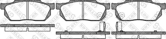 Stellox 204 002-SX - Kit de plaquettes de frein, frein à disque cwaw.fr