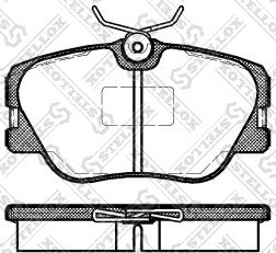 Stellox 200 000B-SX - Kit de plaquettes de frein, frein à disque cwaw.fr