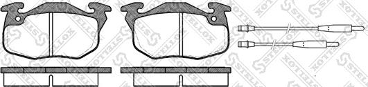 Stellox 203 034B-SX - Kit de plaquettes de frein, frein à disque cwaw.fr