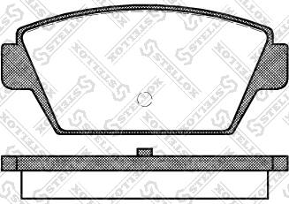 Stellox 226 000-SX - Kit de plaquettes de frein, frein à disque cwaw.fr