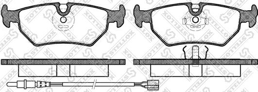 Stellox 276 032B-SX - Kit de plaquettes de frein, frein à disque cwaw.fr