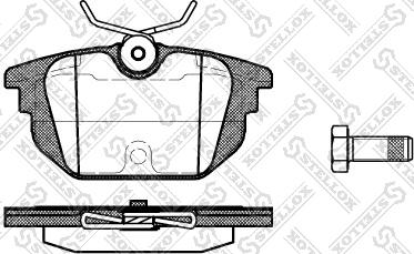 Stellox 703 000-SX - Kit de plaquettes de frein, frein à disque cwaw.fr