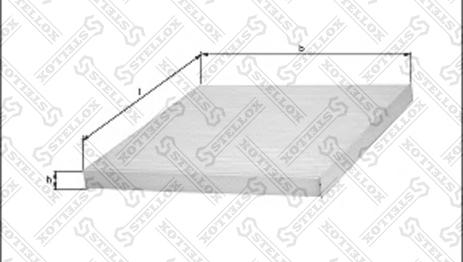 Stellox 71-10001-SX - Filtre, air de l'habitacle cwaw.fr