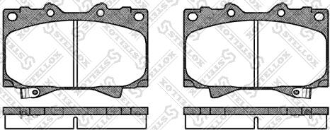 AISIN SN101P - Kit de plaquettes de frein, frein à disque cwaw.fr