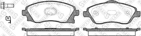 Stellox 785 012B-SX - Kit de plaquettes de frein, frein à disque cwaw.fr