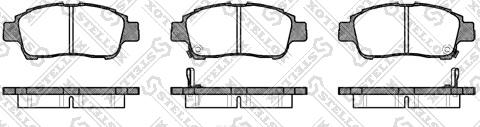 Stellox 723 002-SX - Kit de plaquettes de frein, frein à disque cwaw.fr