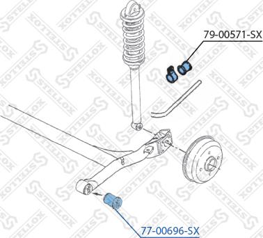 Stellox 77-00696-SX - Suspension, bras de liaison cwaw.fr