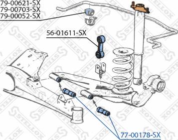 Stellox 77-00178-SX - Suspension, bras de liaison cwaw.fr