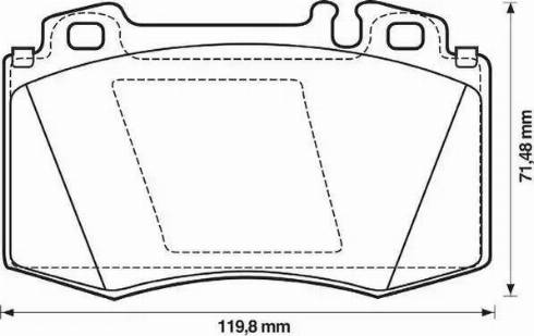 Stop 571961S - Kit de plaquettes de frein, frein à disque cwaw.fr