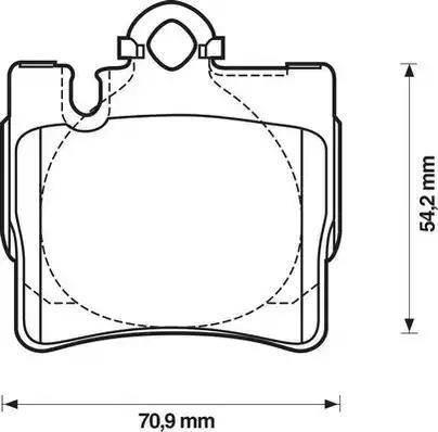 Stop 571962S - Kit de plaquettes de frein, frein à disque cwaw.fr